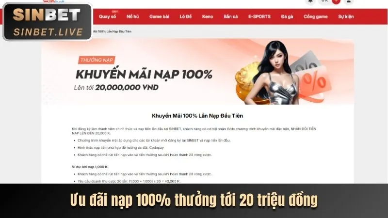 Xác nhận giao dịch nạp tiền thành công tại Mibet